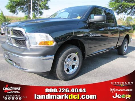 2011 Hunter Green Pearl Dodge Ram 1500 St Quad Cab 49514699 Photo 1