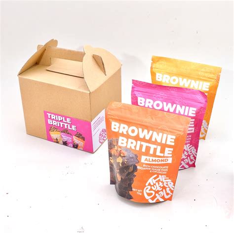 Jual Triple Brownie Brittle Brownie Butterhalf Shopee Indonesia