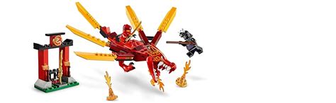 LEGO NINJAGO Legacy Kai’s Fire Dragon 71701 Dragon Toy Figure Building ...
