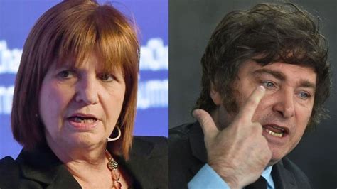 Patricia Bullrich Denunciará Penalmente A Javier Milei Por Decir Que Puso Bombas En Jardines De