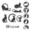 Cat Logo Set Newarta