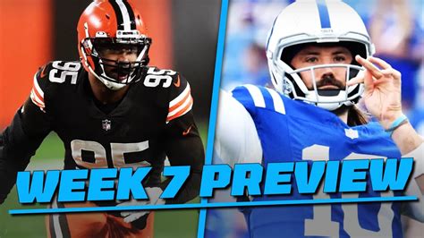 Browns Vs Colts Week 7 Game Preview Pff Youtube