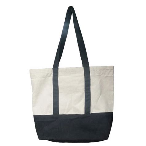 White And Black Plain Cotton Carry Bag Capacity 5 KG At Rs 30 Piece