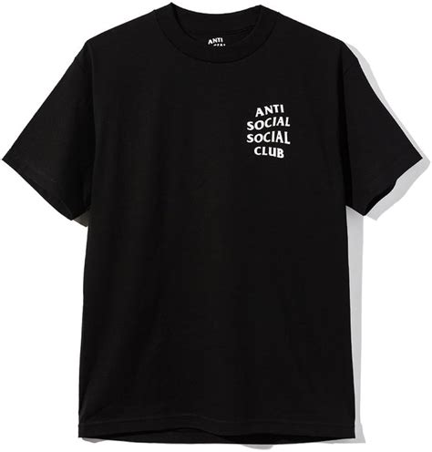 Anti Social Social Club T Shirt Men 2xl Black Uk Clothing