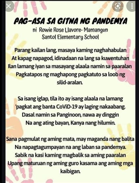 Bumuo Ng Liriko Ng Awitin Na May 2 3 Saknong Gamit Ang Napag Aralang