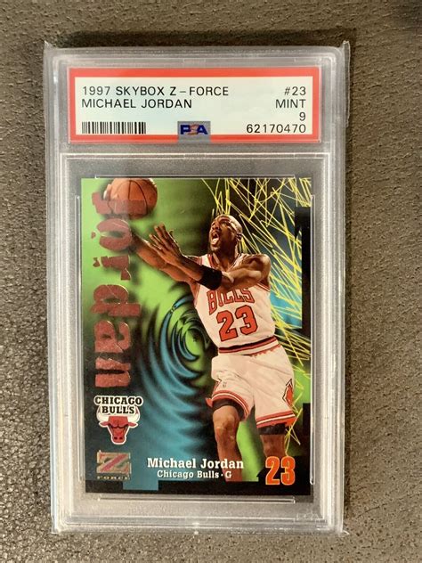 1997 SKYBOX MICHAEL JORDAN 23 MINT Z FORCE PSA 9 BASKETBALL CHICAGO