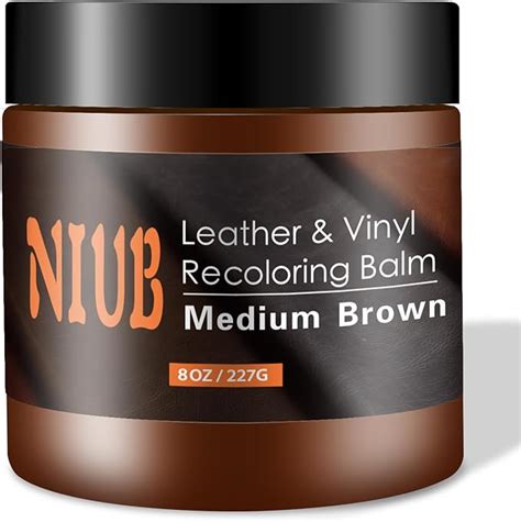 Amazon Niub Leather Recoloring Balm Oz Medium Brown Leather