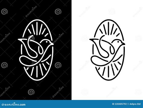 Black and White of Bird Tattoo Stock Vector - Illustration of animal ...