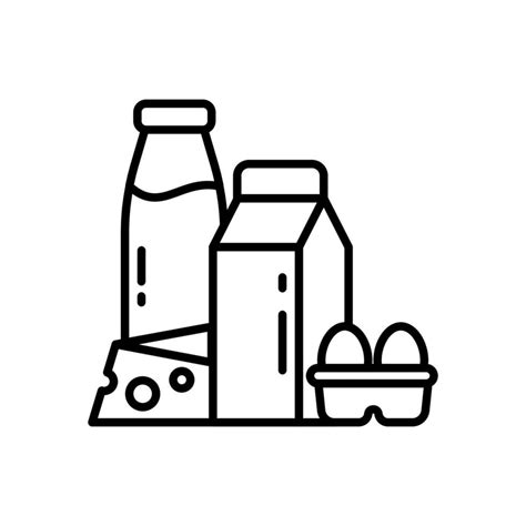 Dairy icon in vector. Illustration 24244405 Vector Art at Vecteezy