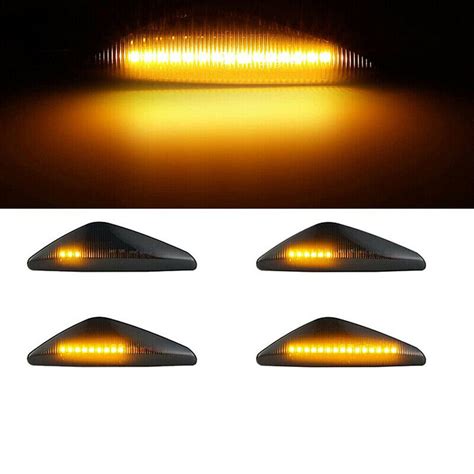 Paar 12V Led Seitenblinker Blinker Bernstein Für BMW X3 F25 X5 E70 X6