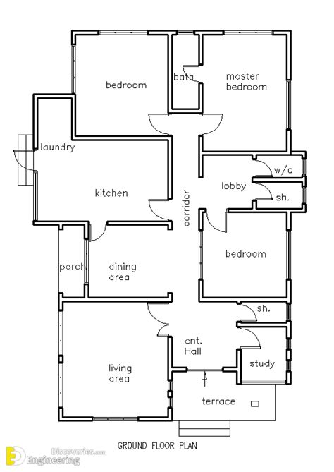 Modern Bungalow House Plans Small Modern House Plans Bungalow Floor