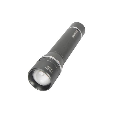 Defiant 1000 Lumen 3 Modes Aluminum Led Flashlight 6 X Aa Batteries Included The Home Depot