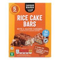 Rice Cake Bars With A Salted Caramel Chocolate Flavour Coating 5x18g