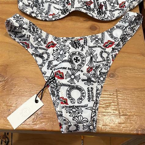 Chrome Hearts Matty Boy Chomper Bikini Chrome Hearts Depop