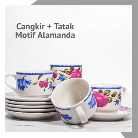 Jual Cangkir Keramik Tatakan Coffee Cup And Saucer Cangkir Tatak