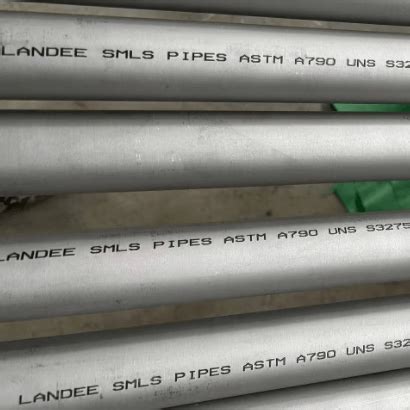 UNS S32750 SMLS Pipe ASTM A790 Ductile Stainless Steel Landee