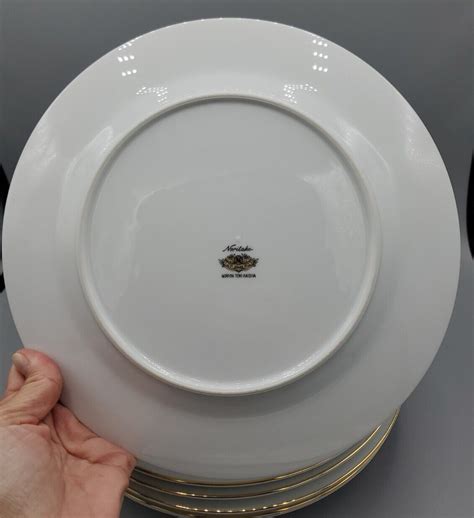 NORITAKE NIPPON TOKI KAISHA Vintage China Bonsai Tree Dinner Plates