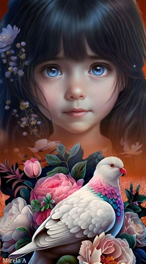 Cute Babies Photomontage Art Wallpaper Fantasy Art Bunny Anton