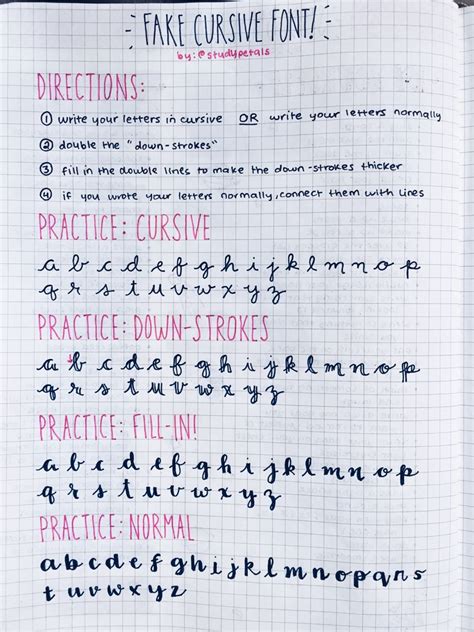 Cursive Alphabet Aesthetic | Download Printable Cursive Alphabet Free!