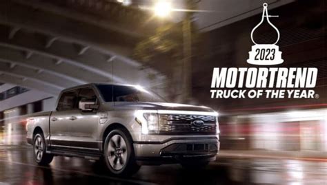 Ford F 150 Lightning Wins MotorTrend Truck Of The Year