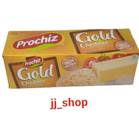 Jual Keju Prochiz Gold Cheddar Keju Meg Cheese Serbaguna Kg Shopee