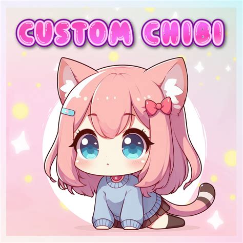 Custom Cute Chibi Anime Character Commission Cute Anime Cute Chibi Kawai Manga Illustrator Anime ...