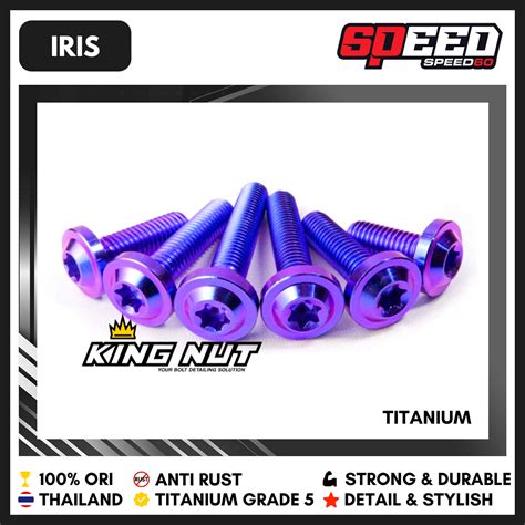 Titanium Probolt Baut Breket Tabung Master Rem Minyak Rem Grade King