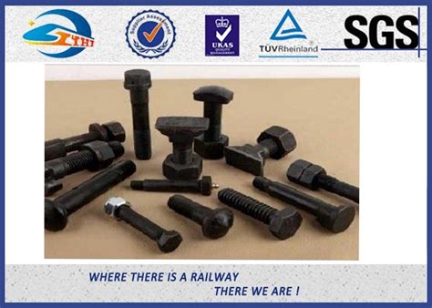 High Tensile Strength Railroad Track Bolts And Nuts Fish Bolt Used For