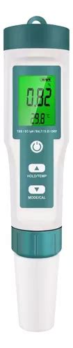 Medidor Calidad Agua 7 En 1 Ph Tds Ec Salt Sg Orp Temp