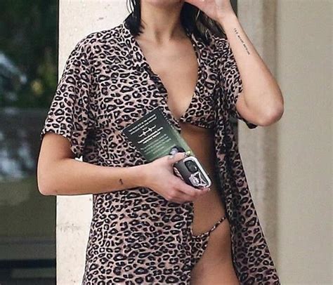 Dua Lipa In A Leopard Bikini Poolside In Miami Ffgals