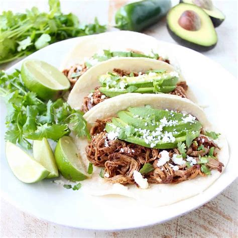 Slow Cooker Pulled Pork Tenderloin Chipotle Honey Tacos