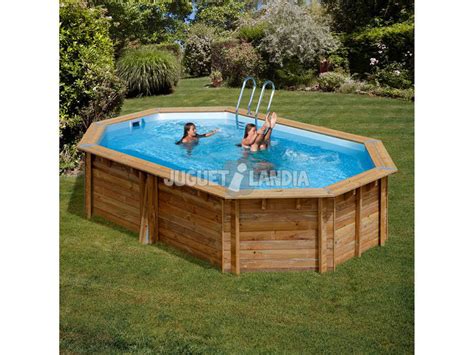 Piscina Oval Madeira Grenade 436x336x119 Cm Gre 790086 Juguetilandia