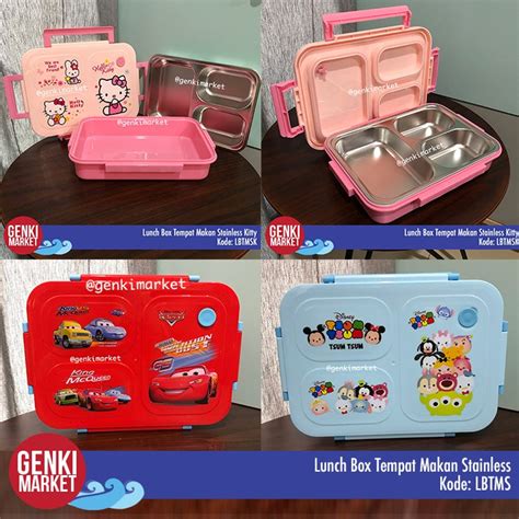 Jual Lunch Box Tempat Makan Stainless Untuk Anak Rantang Makanan Anak