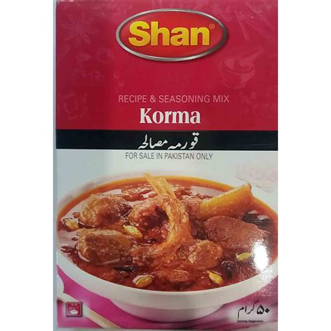 SHAN KORMA MASALA 50G Shopee Malaysia