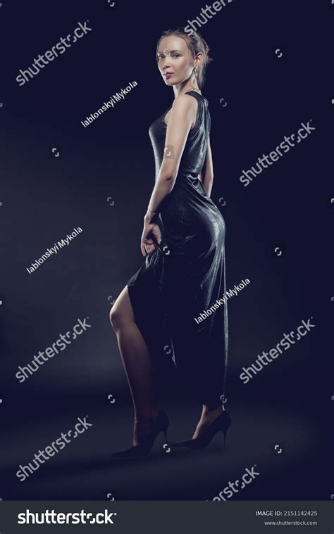 Beautiful Sexy Brunette Girl Posing On Stock Photo 2151142425 Shutterstock
