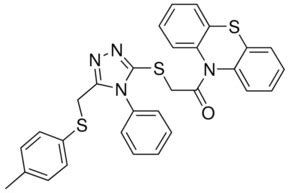 10 5 4 METHYLPHENYL SULFANYL METHYL 4 PHENYL 4H 1 2 4 TRIAZOL 3