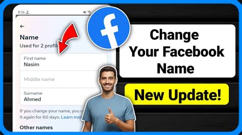 How To Change Your Name On Facebook Update Youtube