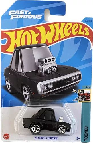 Hot Wheels Dodge Charger Tooned Fast Furious Negro Meses Sin