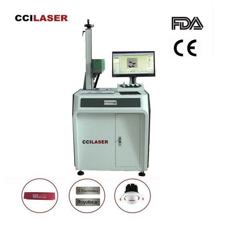 Auto Visual Identifying Positioning Ccd Fiber Laser Marking Machine