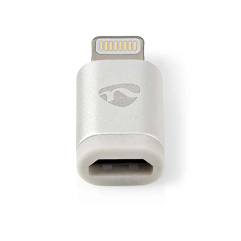 Lightning Adapter Apple Lightning 8 Pin Usb Micro B Buchse Vergoldet Aluminium