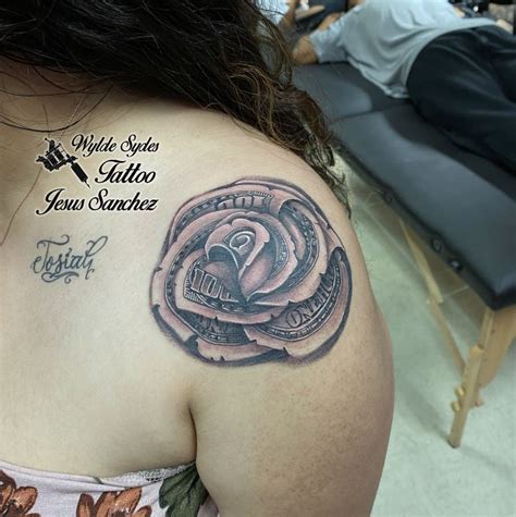 100 Billmoney Rose Tattoo Money Rose Tattoo Tattoos Money Rose