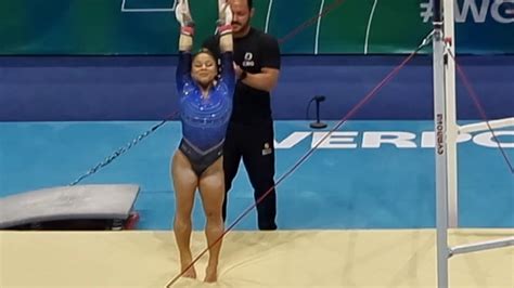 Flavia Saraiva Uneven Bars Team Final 2022 World Championships