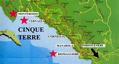 Cinque Terre Carte Italie Vacances Guide Voyage Hot Sex Picture