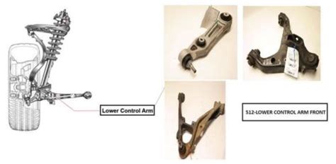 2008 2020 Dodge Caravan Driver Left Front Lower Control Arm 4766911AL