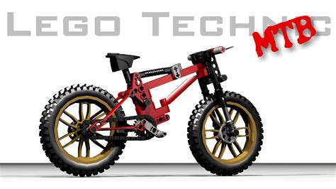 How To Build A Lego Technic Bicycle Updated Version Youtube