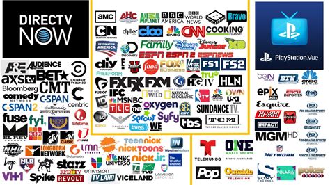 PSVue Channels vs. Directv Now Channels [Image] : Vue