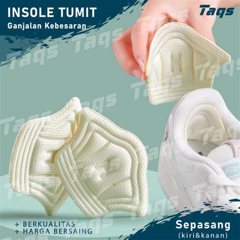 Promo Insole Ganjalan Sepatu Sneakers Kebesaran Bantalan Ganjelan Tumit