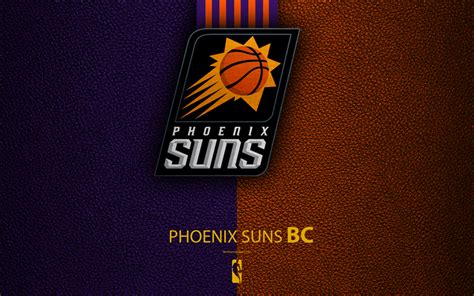 Download Wallpapers Phoenix Suns 4k Logo Basketball Club Nba