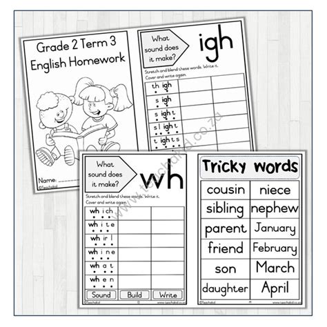 Grade 2 Term 3 Homework For Home Language Pdf Teachakid