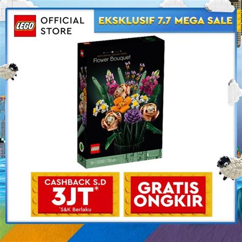 Jual Lego Creator Expert 10280 Flower Bouquet 756 Buah Mainan Susun